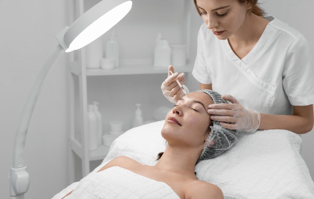 Esteticista Aplicando Injecao De Preenchimento Para Cliente - PAVON | Contabilidade em São Paulo