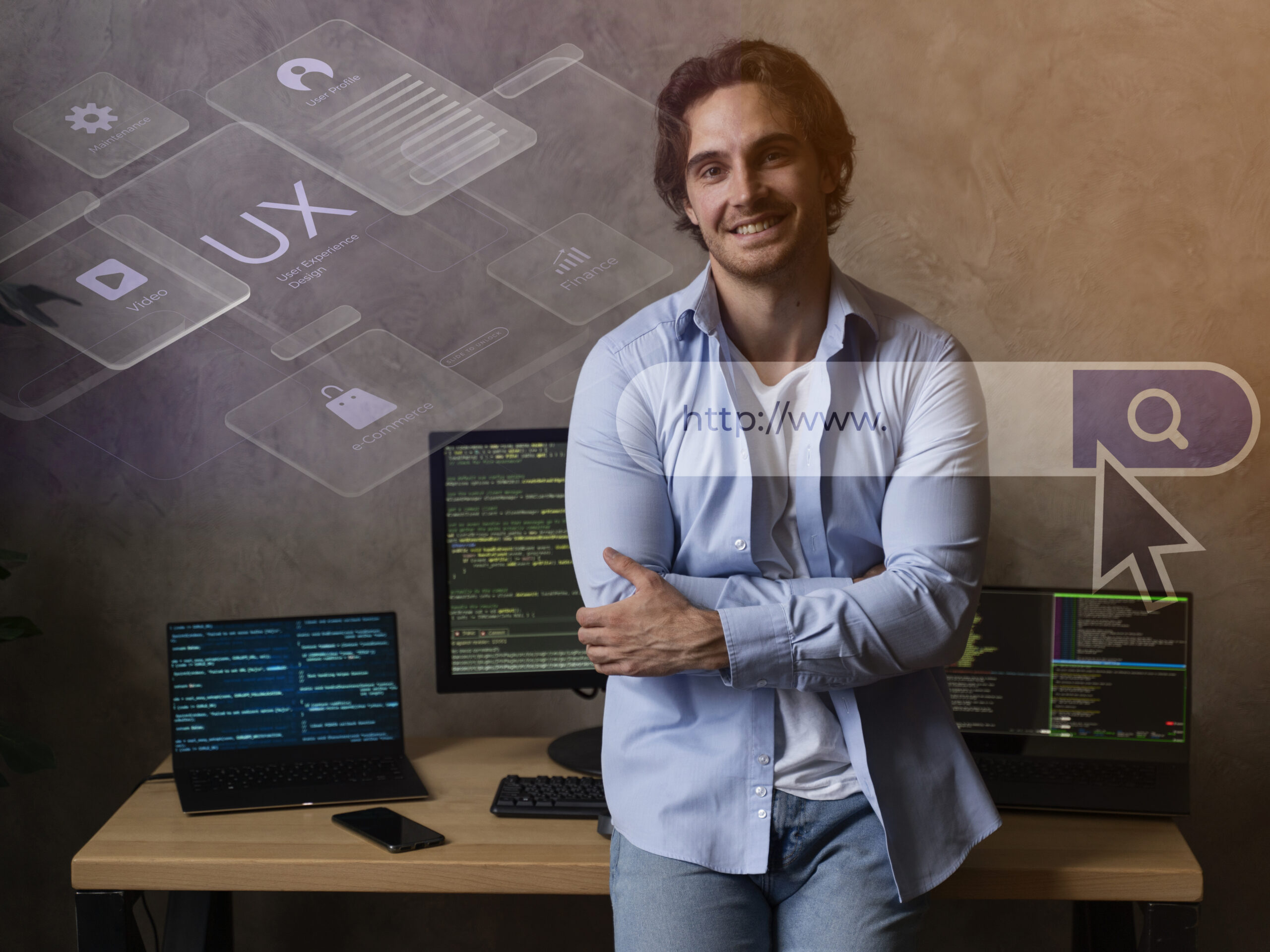 Pessoa Trabalhando Html No Computador - PAVON | Contabilidade em São Paulo