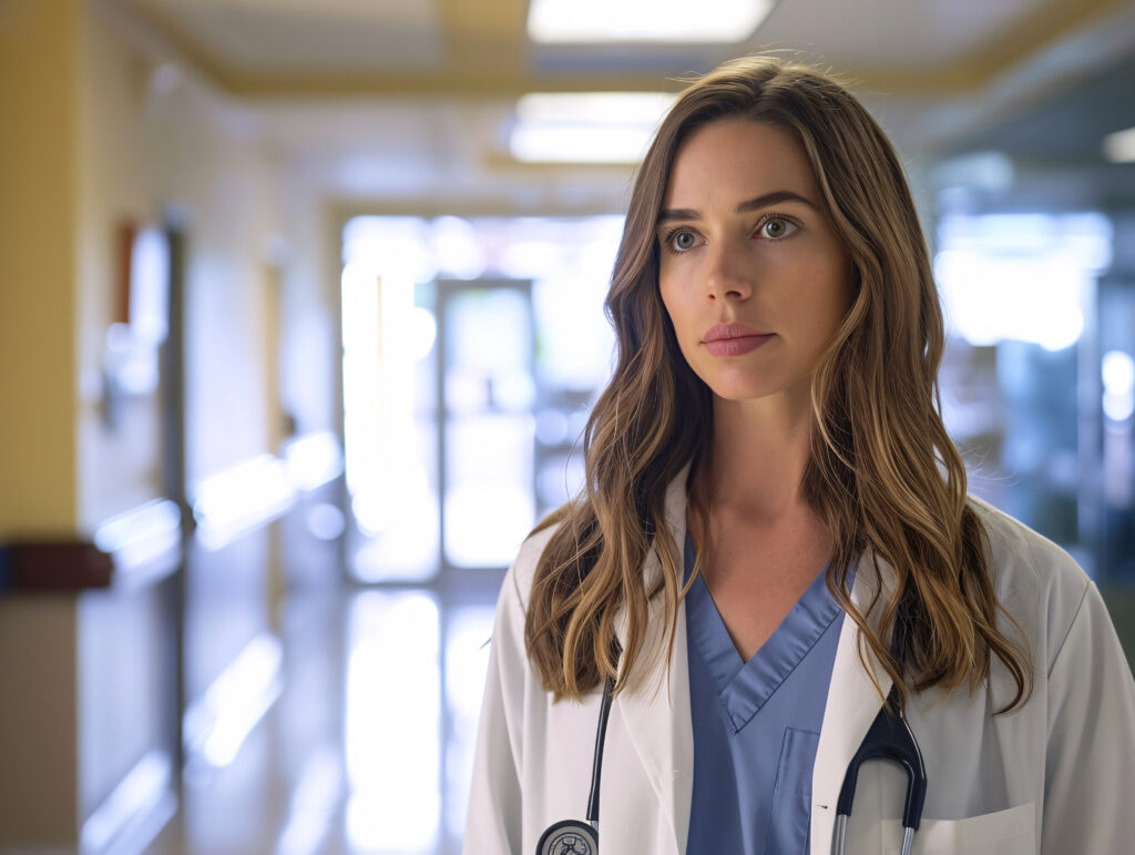 Cinematic Portrait Woman Working Healthcare System Having Care Job - PAVON | Contabilidade em São Paulo