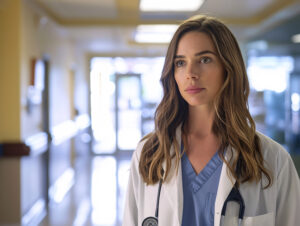 Cinematic Portrait Woman Working Healthcare System Having Care Job - PAVON | Contabilidade em São Paulo