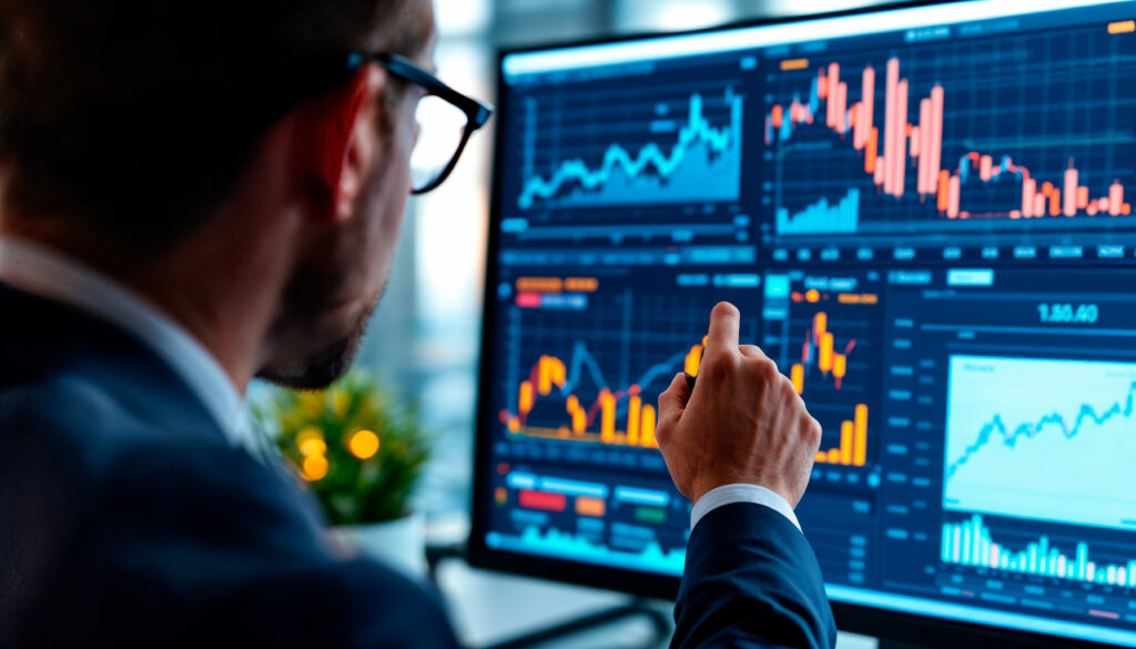 Man Suit Is Looking Computer Screen - PAVON | Contabilidade em São Paulo