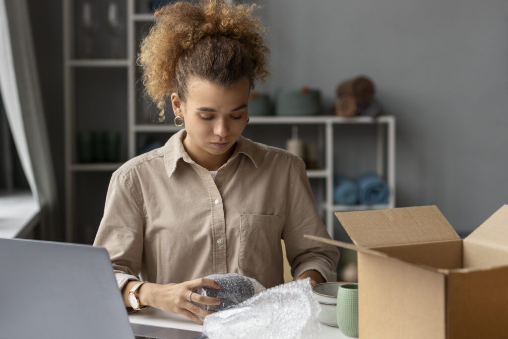 Young Woman Organizing Live Shop - PAVON | Contabilidade em São Paulo