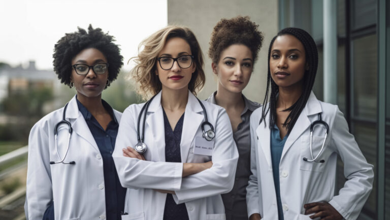 Female Medical Workers, Created With Generative Ai Technology - PAVON | Contabilidade em São Paulo