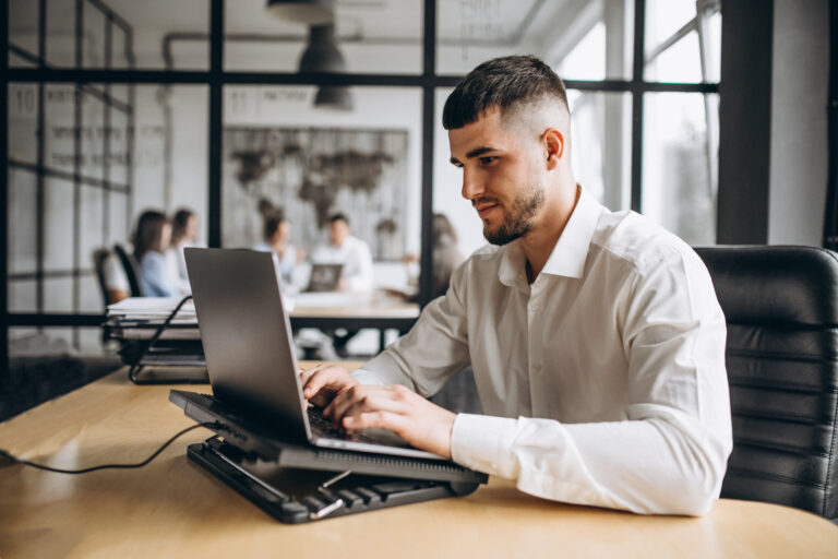 Business Man Owner Of The Company In The Office - PAVON | Contabilidade em São Paulo